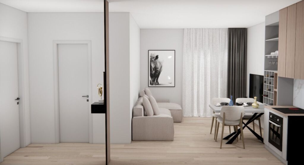 Apartament 1+1 me Qera Afatgjate - Ali Demi, Kompleksi Kadiu