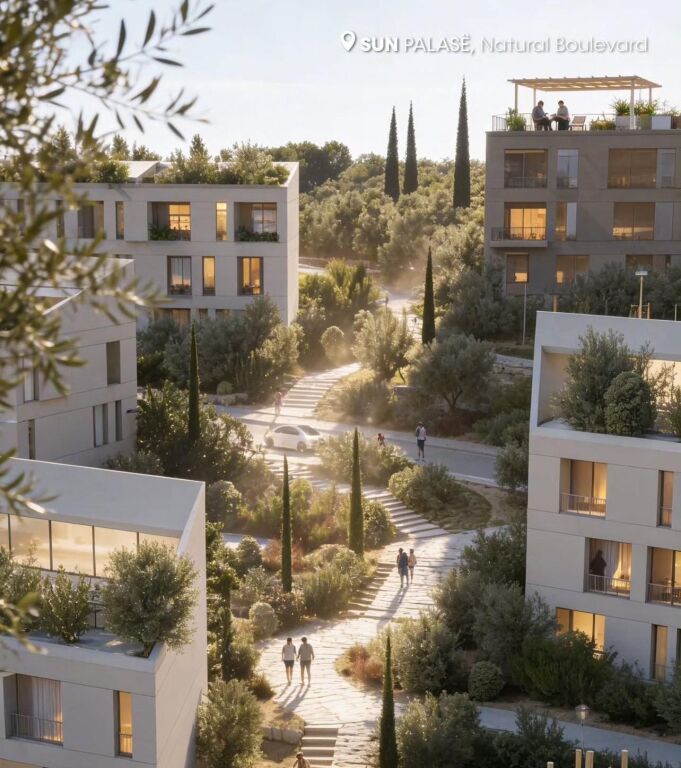 Shitet (2,650€/m2): 1+1 &amp; Ballkon + 1 P.Parkimi📍Sun Palase Residence - Palase/Dhermi || 249,190€ (85m2)