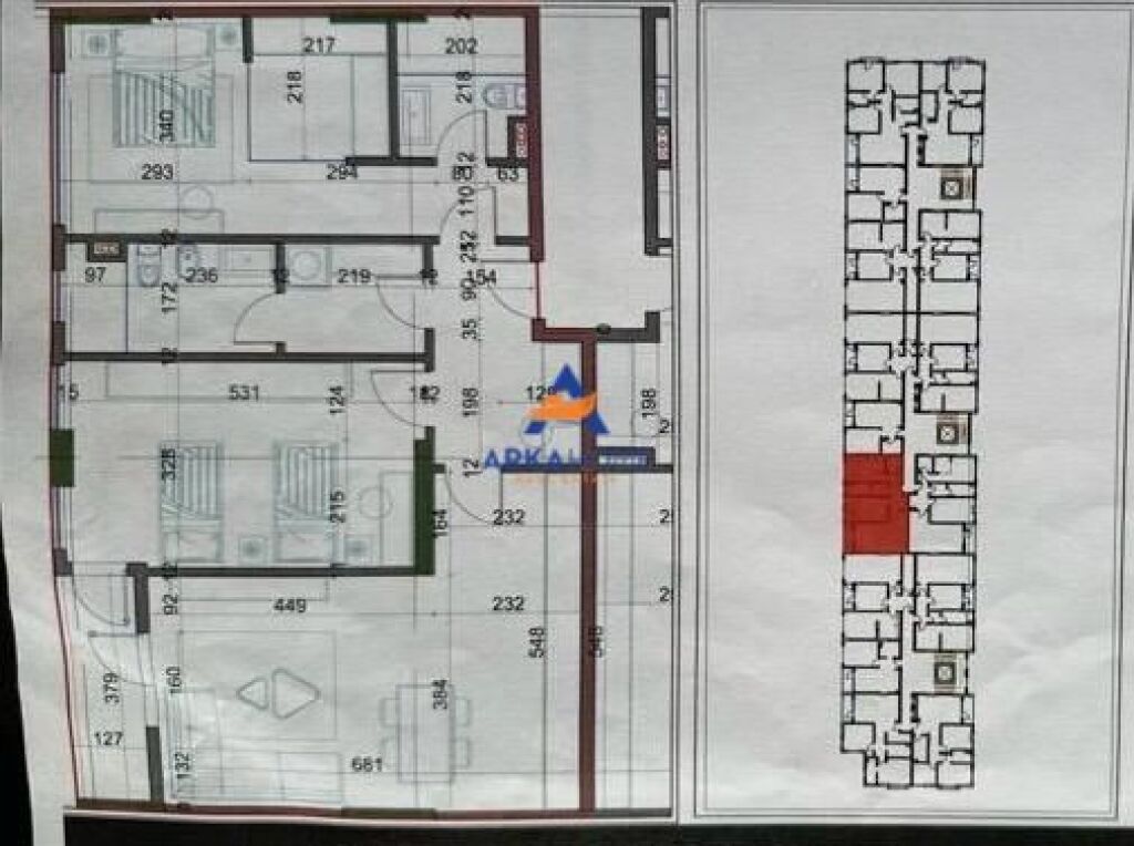 VENDESI APPARTAMENTO 2+1+BALCONE "KAMEZ" 121.500 EURO