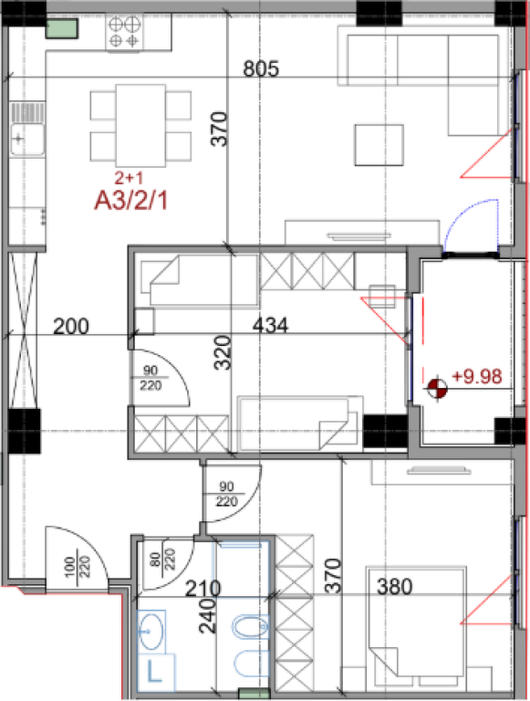 🏡 SHITET APARTAMENT 2+1 – AURA KOMPLEKS | RRUGA DRITAN HOXHA