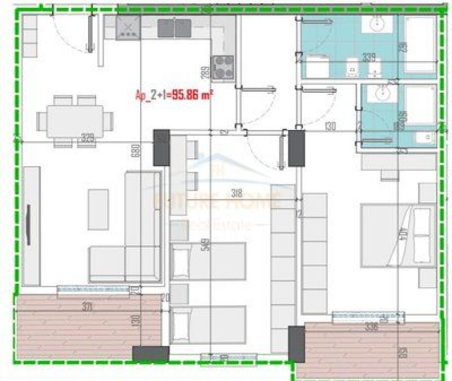 Shitet,Apartament 2+1+2,Paskuqan