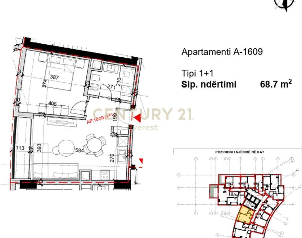 RRUGA BARDHYL – SHESIM APARTAMENT 1+1