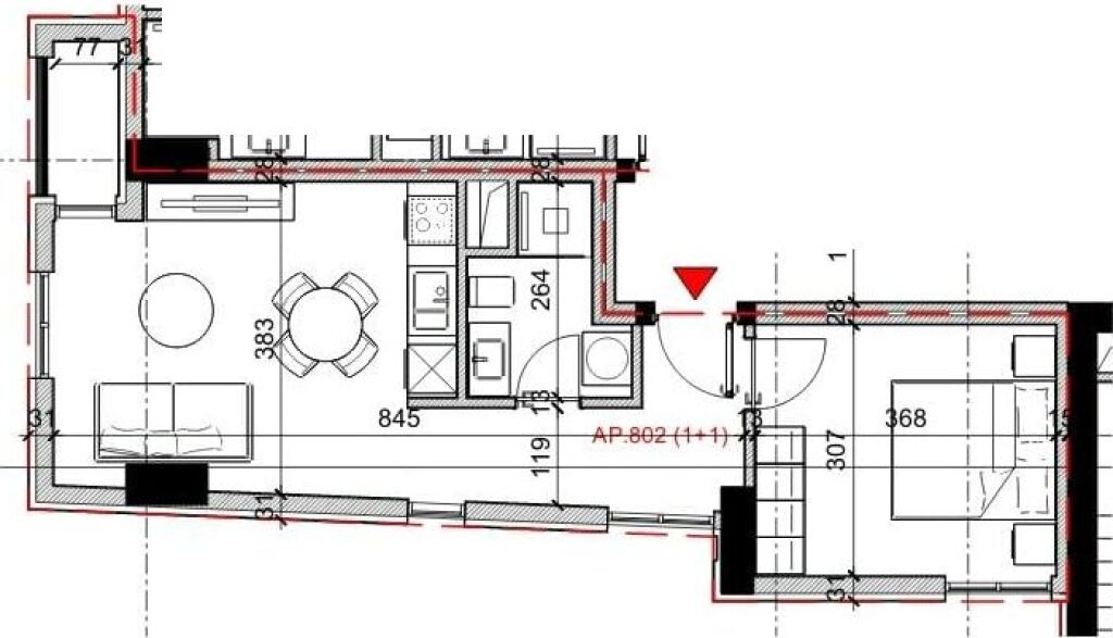 Shitje | Apartament 1 + 1 | Rruga Bardhyl | 148050 €