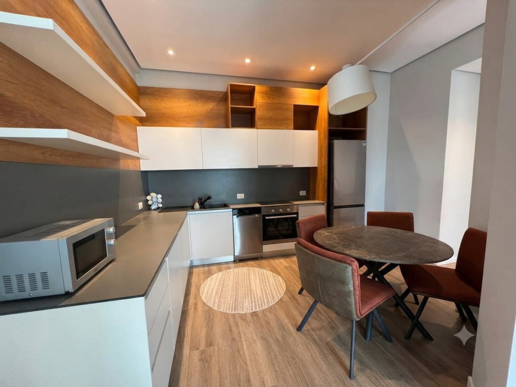 Qera, Apartament 2+1+2 + Post Parkimi, Square 21, Rruga e Kavajës