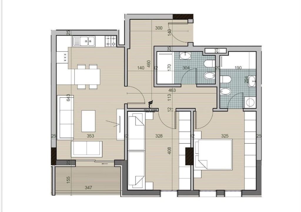 FOR SALE APARTMENT 2+1 UNIVERS CITY 11,000,000 LEKE FH-83749