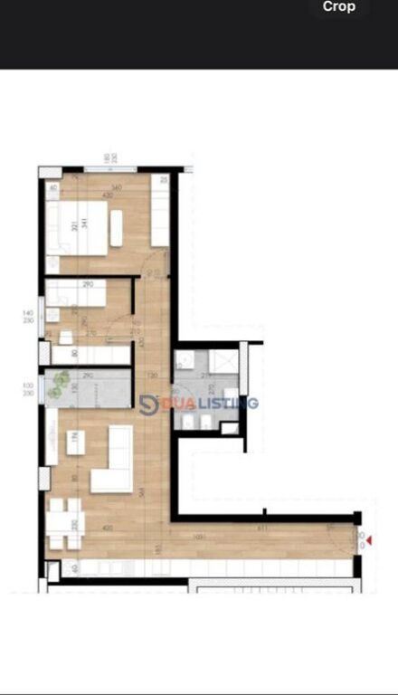 Offriamo in vendita appartamento 2+1 al Garden Residence Turdiu, ex Campo di Aviazione.