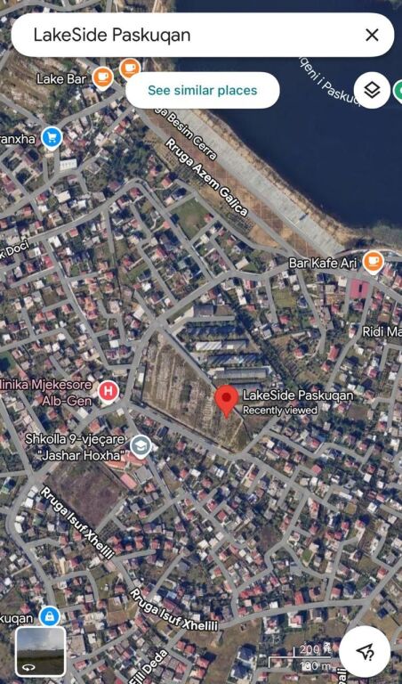 Shitet Apartament 1+1 – Lake Side, Paskuqan