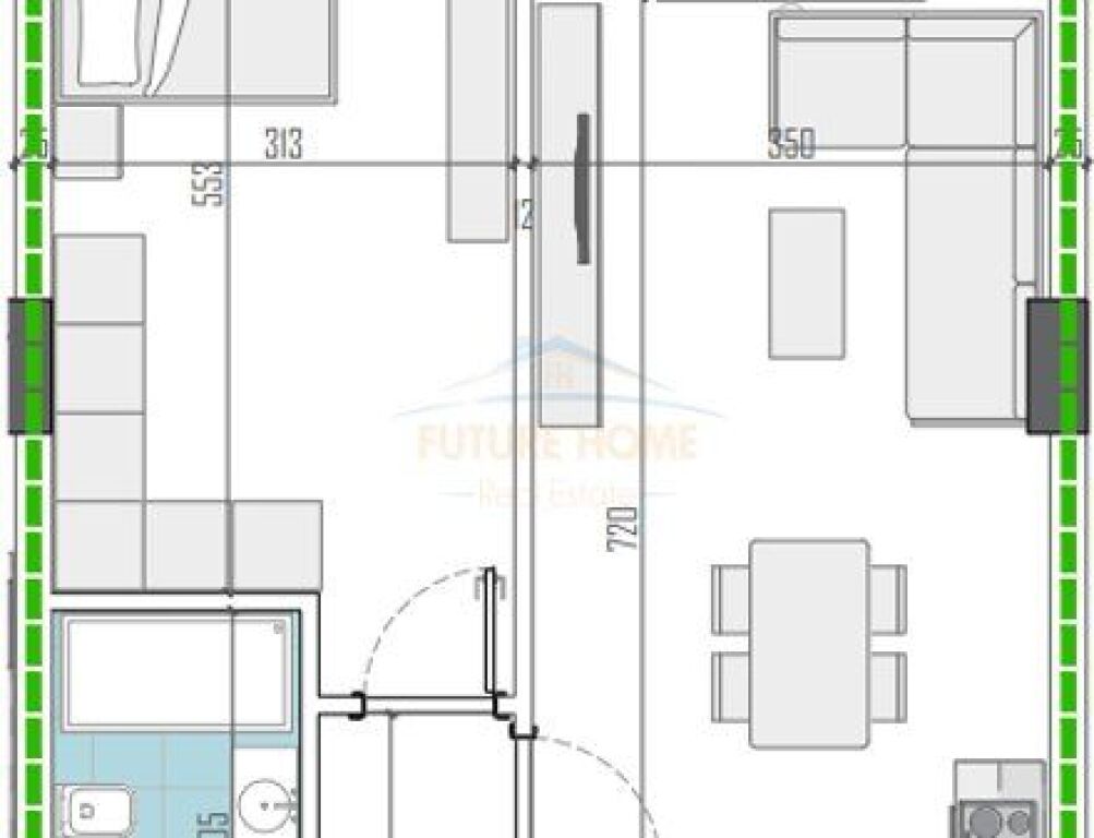 For sale, Apartment 1+1, Paskuqan