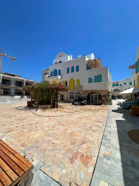 SHITET APARTAMENT 2+1 NE SANTORINI VILLAGE, DHERMI