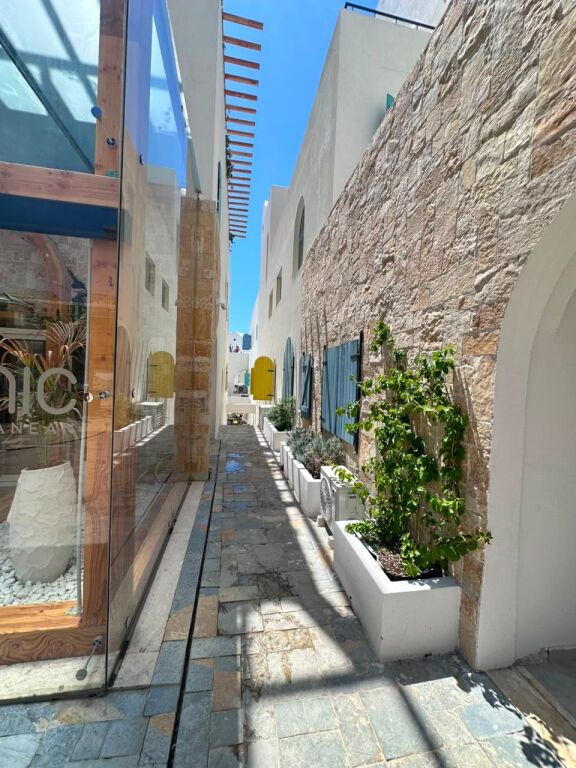 SHITET APARTAMENT 2+1 NE SANTORINI VILLAGE, DHERMI