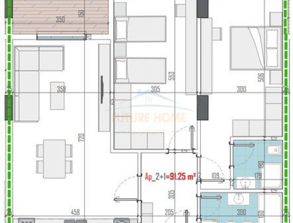 For sale, Apartment 2+1+2, Paskuqan