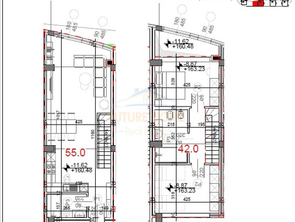 For sale, Duplex, Kodra e Diellit 2 Residence, Tirana