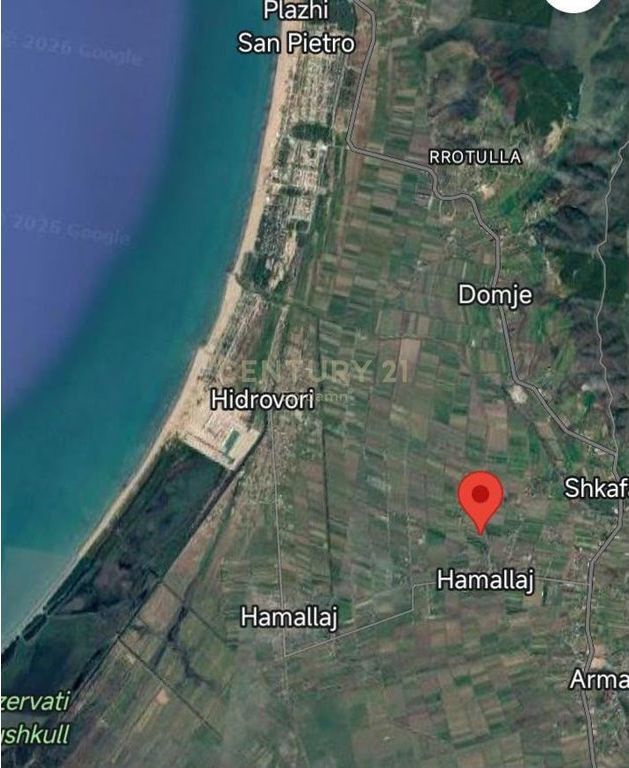TOKË NË SHITJE NË HAMALLAJ 190,000 €