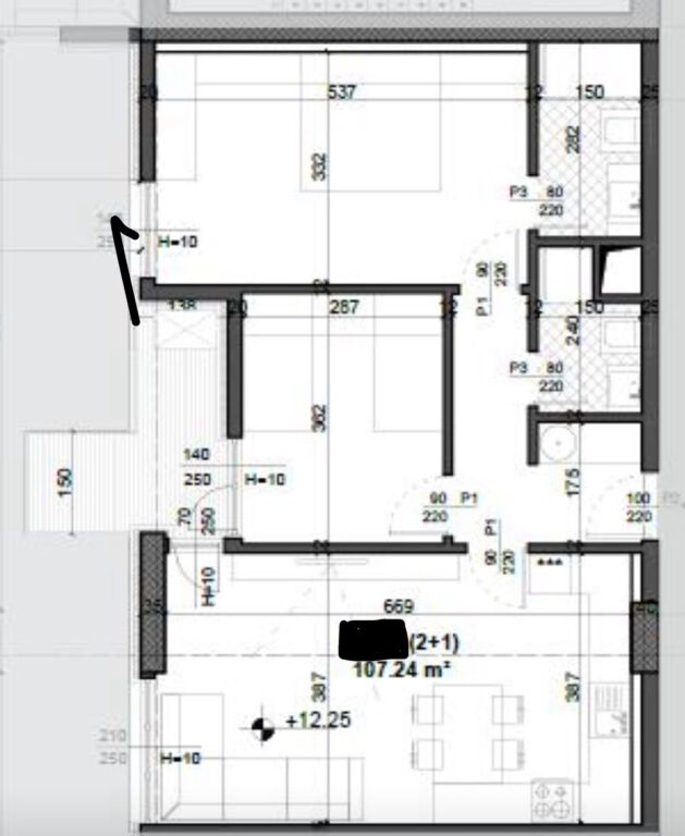 🏡 Shitet Apartament 2+1+2 – Meis Garden Residence, Ish Fusha e Aviacionit