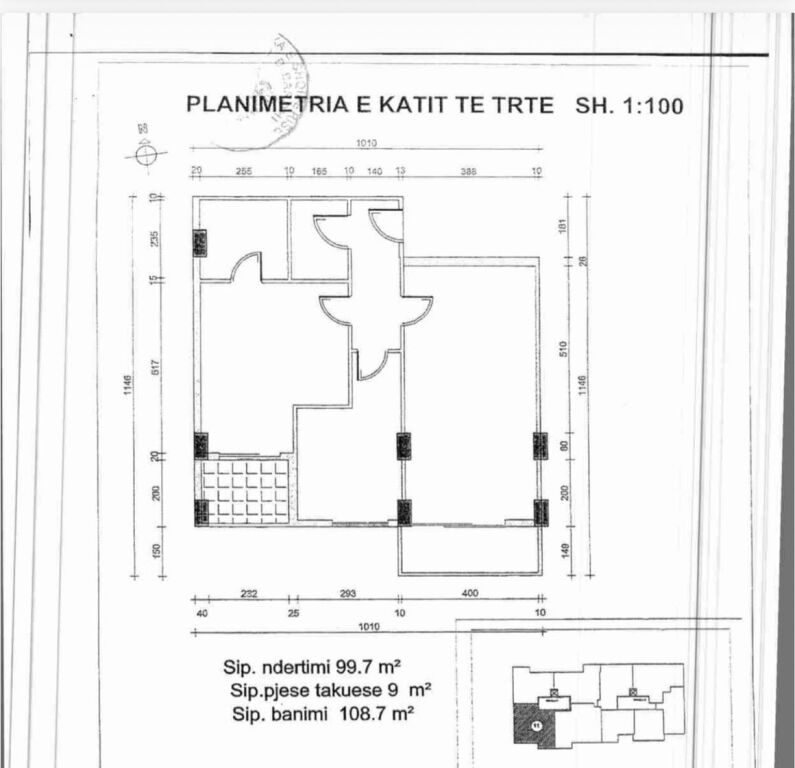 Shitet: Apartament 2+1+2 (Hipoteke)-Astir