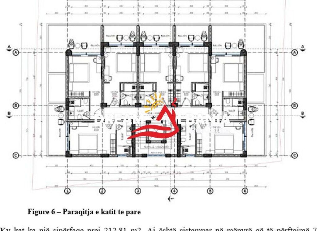 Super unfinished hotel for sale with sea view in Ksamil (ID 4151235)
