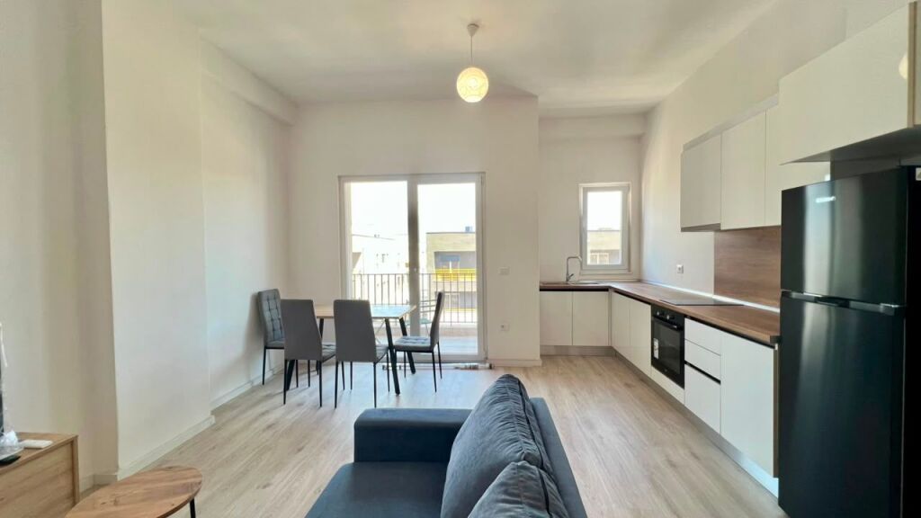 🏠 **FOR RENT: 1+1 Apartment**  📍 Aura Complex (Near Our Lady of Good Counsel University) 💰 55,000 ALL/Month 🏢 Building Year: 2025 🏢 6th Floor 📐 65 m² 🔥☄️ **100% Brand New – Never Occupied**