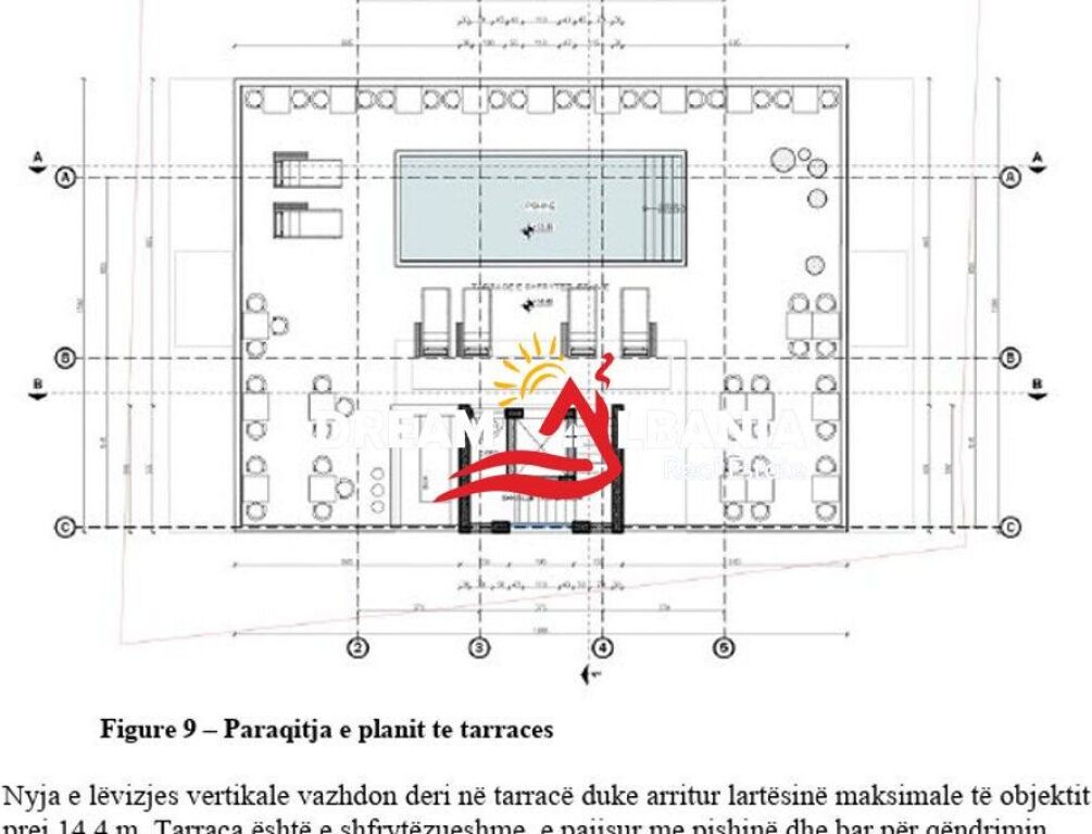 Super unfinished hotel for sale with sea view in Ksamil (ID 4151235)