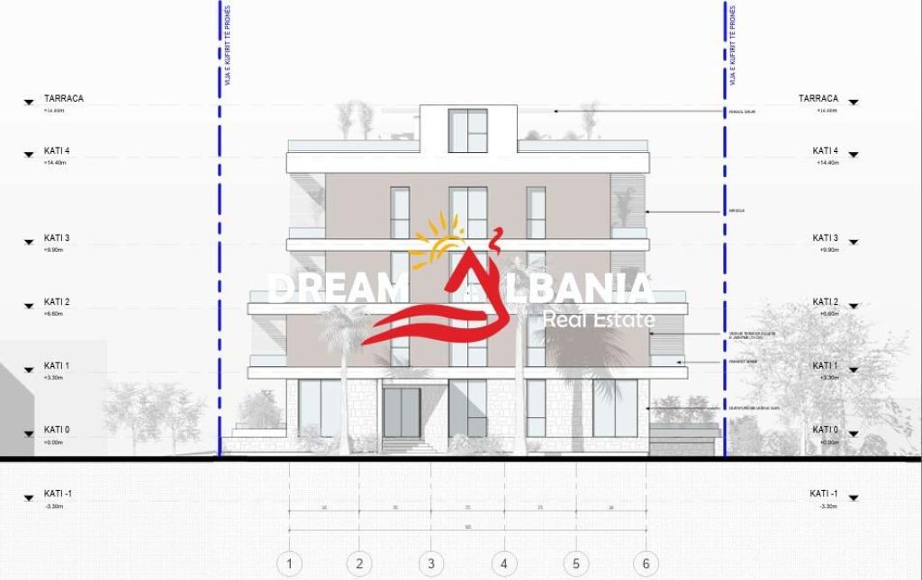 Super unfinished hotel for sale with sea view in Ksamil (ID 4151235)
