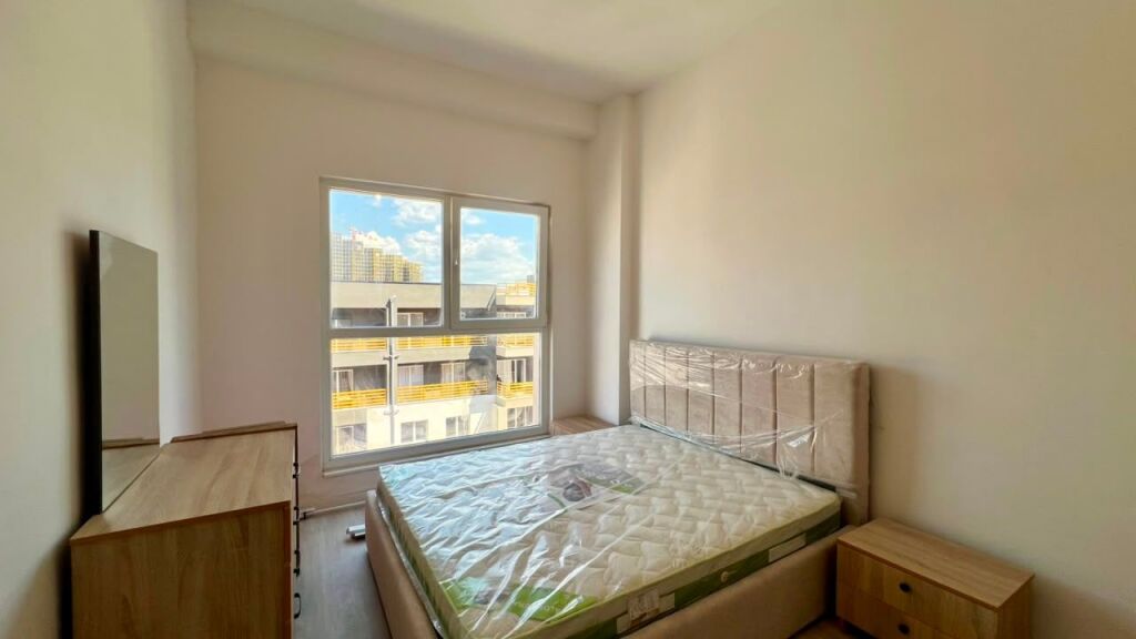 🏠 **FOR RENT: 1+1 Apartment**  📍 Aura Complex (Near Our Lady of Good Counsel University) 💰 55,000 ALL/Month 🏢 Building Year: 2025 🏢 6th Floor 📐 65 m² 🔥☄️ **100% Brand New – Never Occupied**