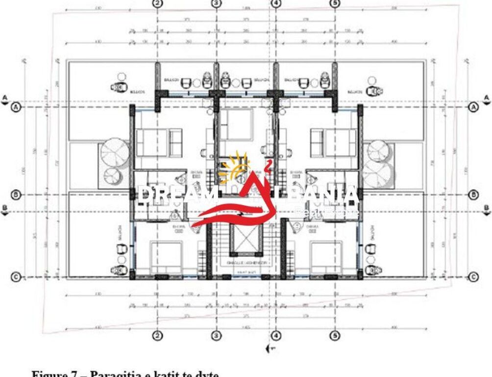Super unfinished hotel for sale with sea view in Ksamil (ID 4151235)