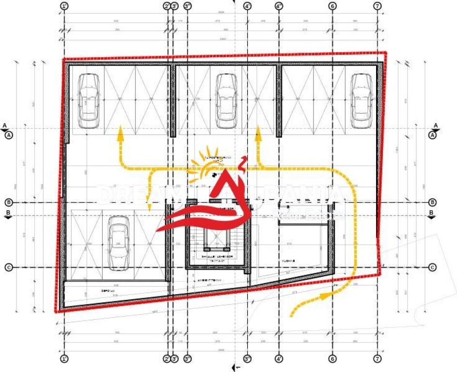 Super unfinished hotel for sale with sea view in Ksamil (ID 4151235)