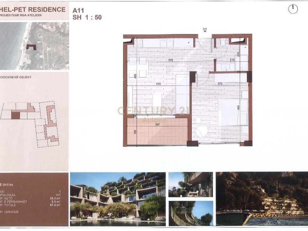 APARTAMENT 1+1 PER SHITJE RADHIME