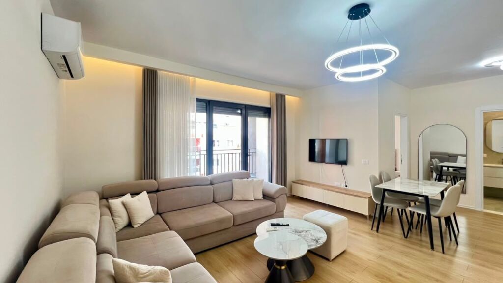 🏠Me Qera: 1+1📍Bulevardi I Ri (Rr.Jordan Misja - Kompleksi Ndregjoni)- 60,000 Leke/Muaj - Pallat V.2026 - Kt.4 - Sp.75m² - (E Pa Banuar 100% e re)🔥