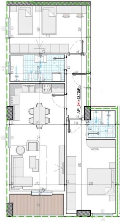 OKAZION! APARTAMENT 2+1+2 PER SHITJE!