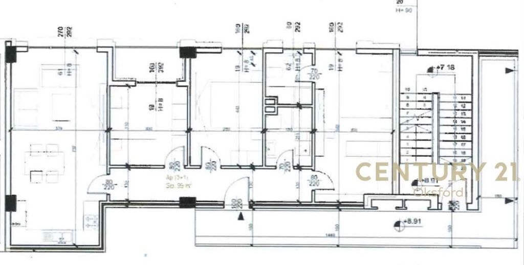OFFICE SPACE FOR RENT, BEHIND THE SQUARE 21 COMPLEX, ON "KAVAJES STREET"!