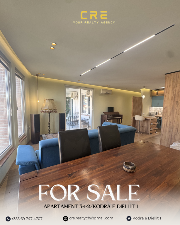 FOR SALE APARTMENT 3+1+2 AT RESIDENCE KODRA E DIELLIT 1