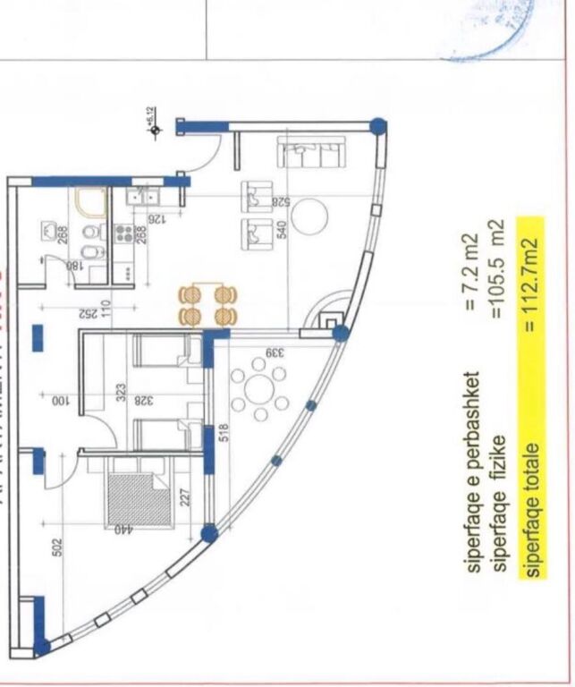 FOR SALE APARTMENT 3+1+2 AT RESIDENCE KODRA E DIELLIT 1