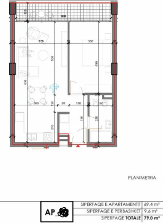Apartament 2+1 dhe 1+1 ne Shitje Shkoze Tirane