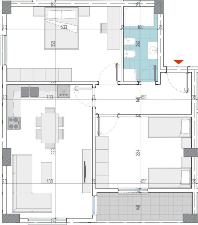 Vendesi in vendita Appartamento 2+1 📍Kamëz, Via Iliria