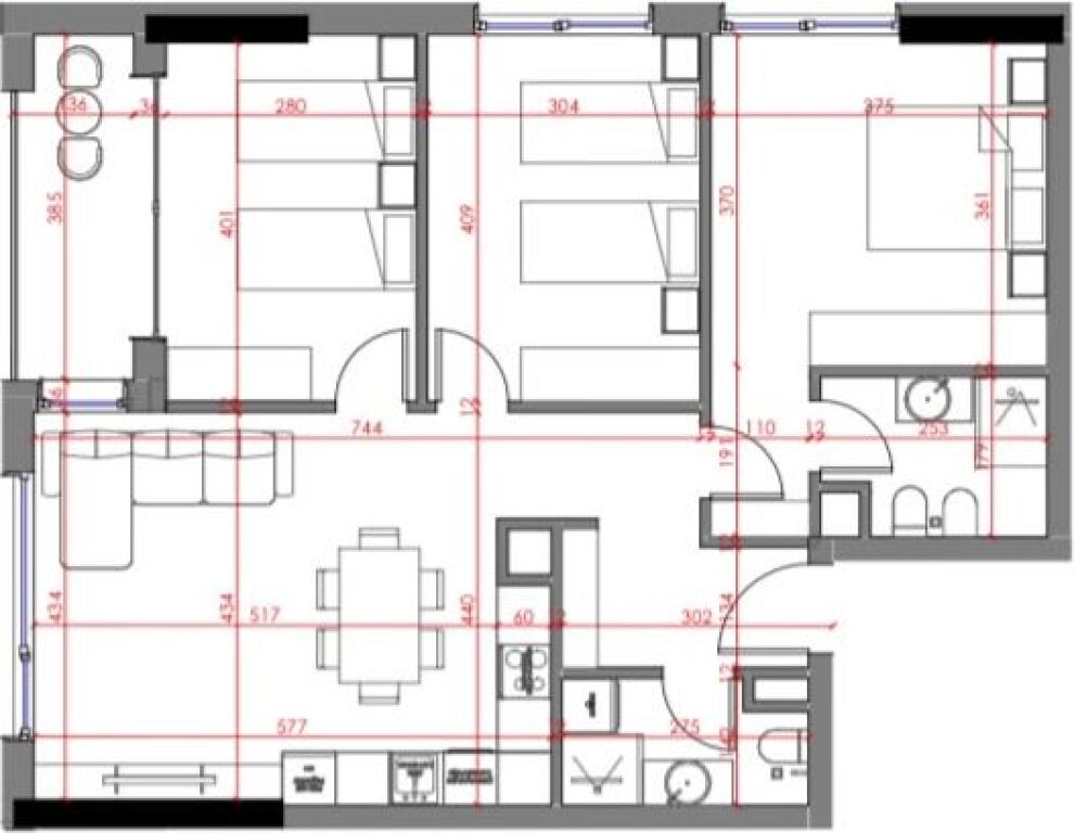 🏡 Shitet Apartament 3+1 me Verandë – Paskuqan, Lidhja e Prizrenit