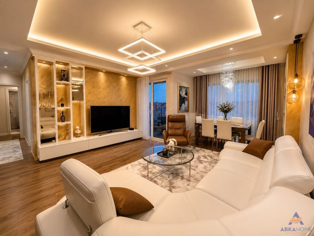 JEPET APARTAMENT ME QERA 2+1+2+POST PARKIMI "KOMPLEKSI FZ 2,LIQENI I THATË" 1500 EURO