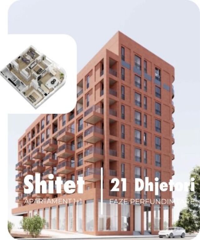 PRAN 21 DHJETORIT APARTAMENT 1+1 PER SHITJE!