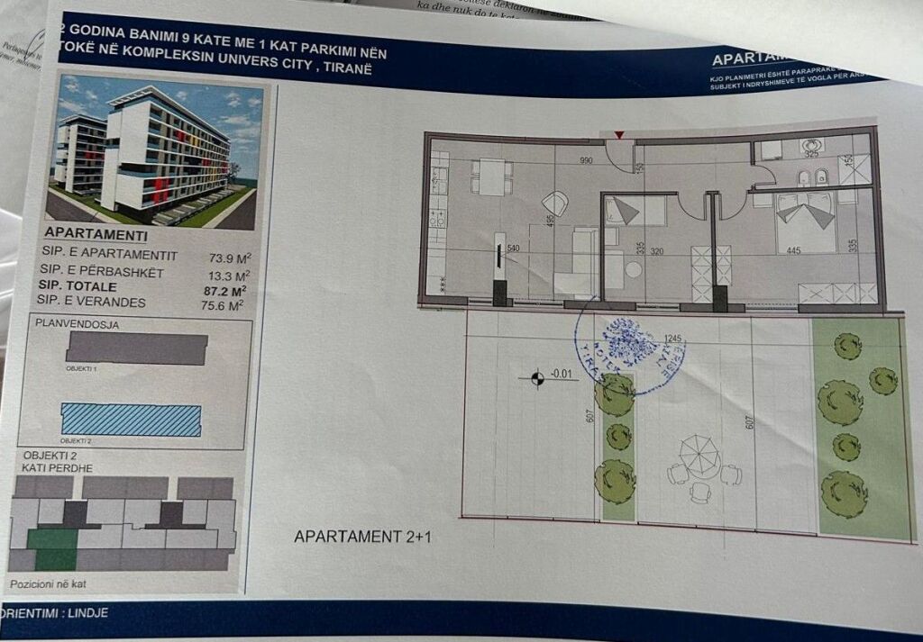 Shitje | Apartament 2 + 1 | Universe City | 160000 €