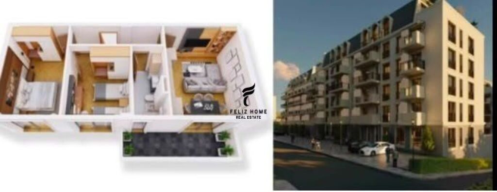 SHITET APARTAMENT 2+1 TEG 162.000 EURO FH-84602