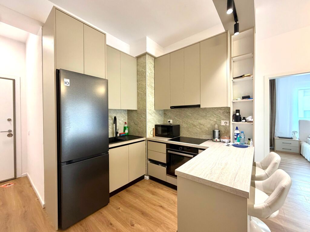 🥂**For Sale: 1+1 Apartment with Balcony 📍Ali Demi – KADIU Residence (60 m²), 100% Brand New &amp; Fully Furnished || €110,000 (€1,660/m² without Furniture)**