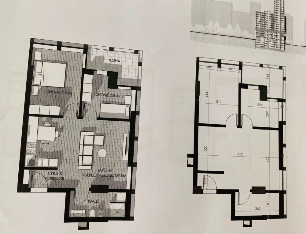 SHITET APARTAMENT 2+1 BULEVARDI RI TIRANE 249100 EURO