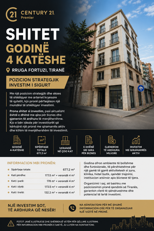 ✨VIA FORTUZI EDIFICIO 4 PIANI 1,300,000 €