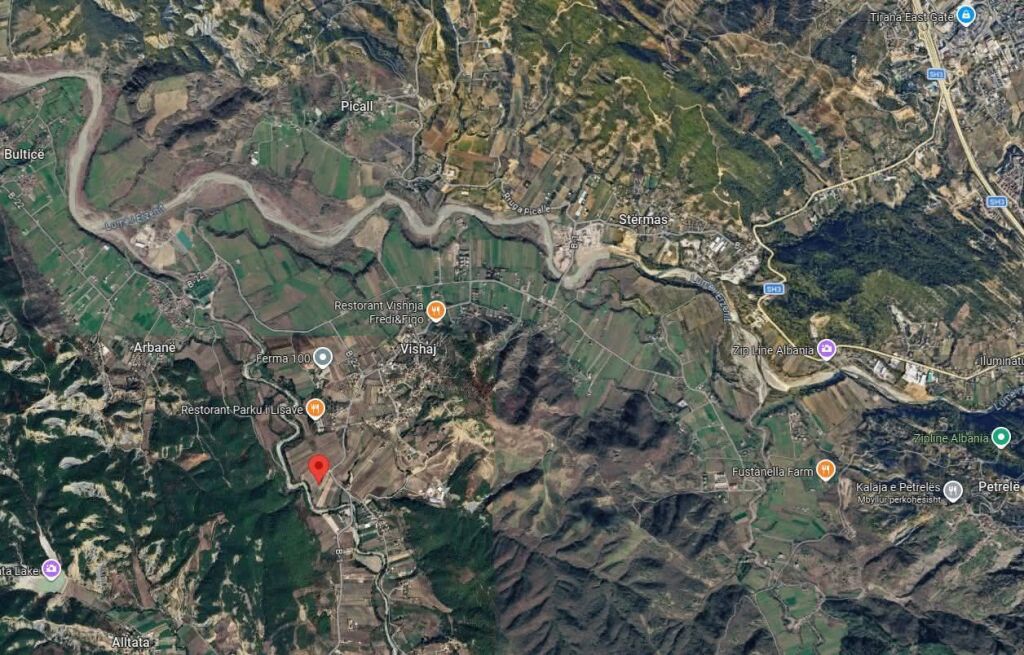 LAND FOR SALE 10000 M2 - Vishnje, Tiran