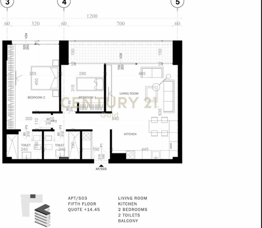 Shitet Apartament 2+1+2 te Grow Green Residence ne Mjull Bathore !
