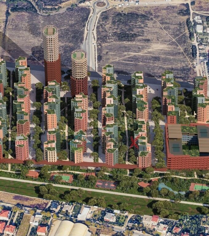 🏡 SHITET APARTAMENT 1+1 – RIVER PARK RESIDENCE, TIRANË