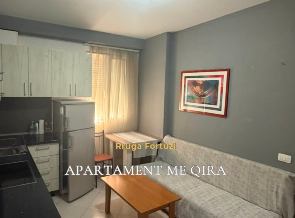 Apartament me qira 1+1 tek Rruga Fortuzi