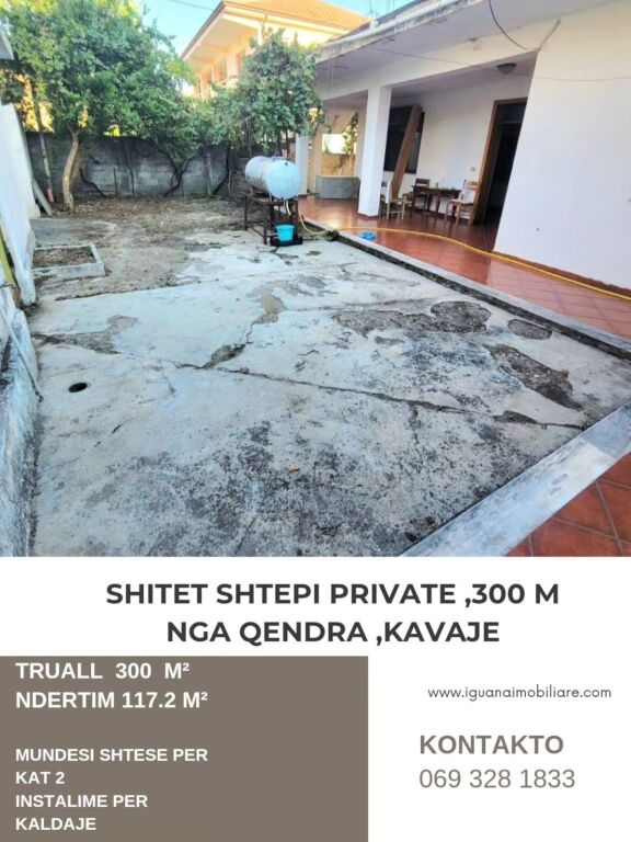 🏡 Shitet shtëpi private, vetëm 300 m nga qendra e Kavajës