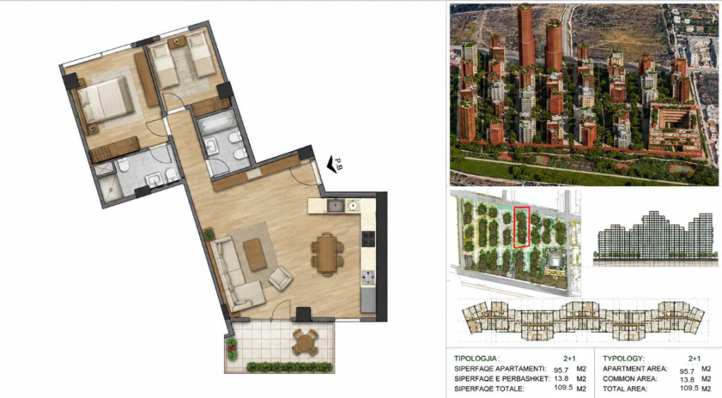 Shitet 2+1 (109 m2) në Astir 115 000 Euro (nuk jam Agjensi)
