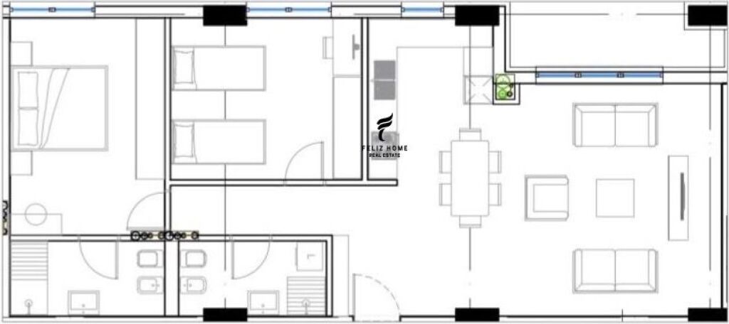 UFFICIO IN AFFITTO 122M2 JORDAN MISJA 130.000 LEKE FH-85000