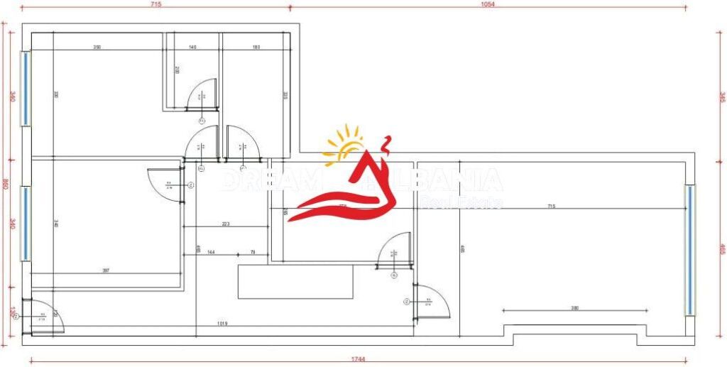 Shitet apartament 3+1 ne zonen e Katund i Ri prane Rruges Arkitekt Sinani (ID 4139193)